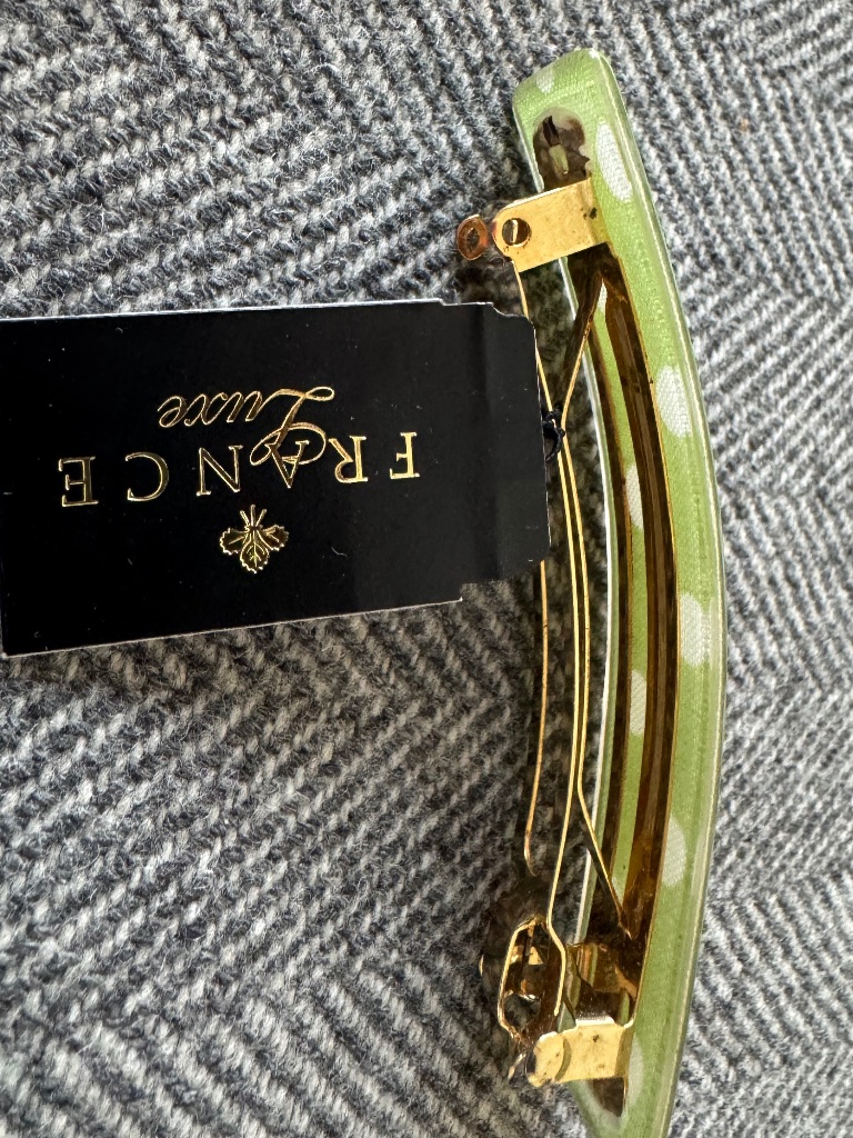 Nwt, France Luxe Rectangle Barrette With The Best French Clip — image 4 of 5